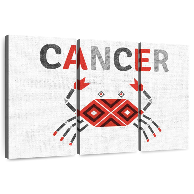 Zodiaque du cancer Adella, H 32 po x l 50 po