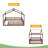 Wood Bed House Bed Frame With Fence-467892337-467892339