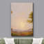 Nuage coucher de soleil, chaîne de montagnes pastel, paysage naturel, art moderne, décor minimaliste, rustique-101090796-101090797
