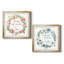 Floral Scripture Wreath I - ensemble de 2 reproductions d'art encadrées-1959766967-1959766966-1959766961