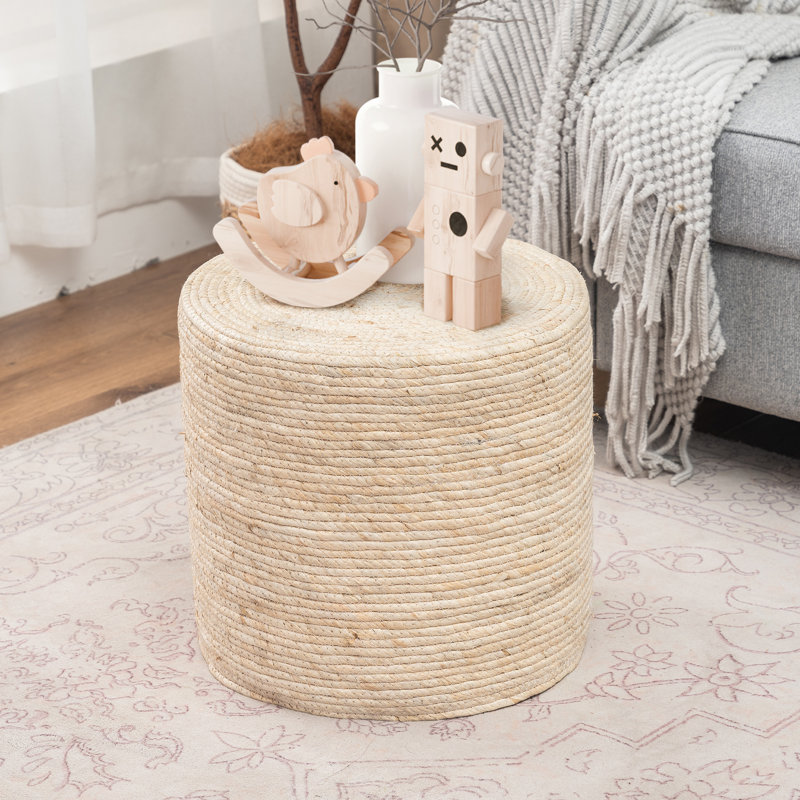 Repose-pieds 15,9 po, Paille beige