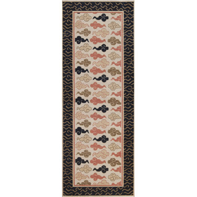 Tapis de couloir turc Art Deco