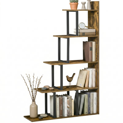 406.4 cm H x 259.08 cm W Particle Board Bookcase