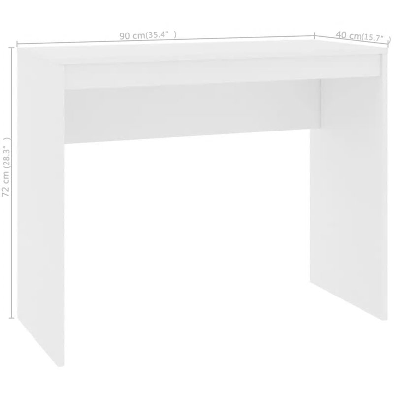 Frogerth Computer Desk, White