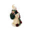 Figurine de père Noël possible poinsettia