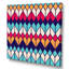 Rhombus Geometrics In Retro Colors II - impression sur toile-67466337-67466313