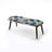 Ethereal Geometry - Patchwork Upholstered Black Bench