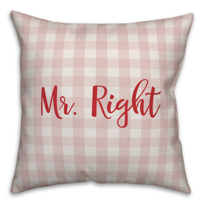  Coussin Mr. Right