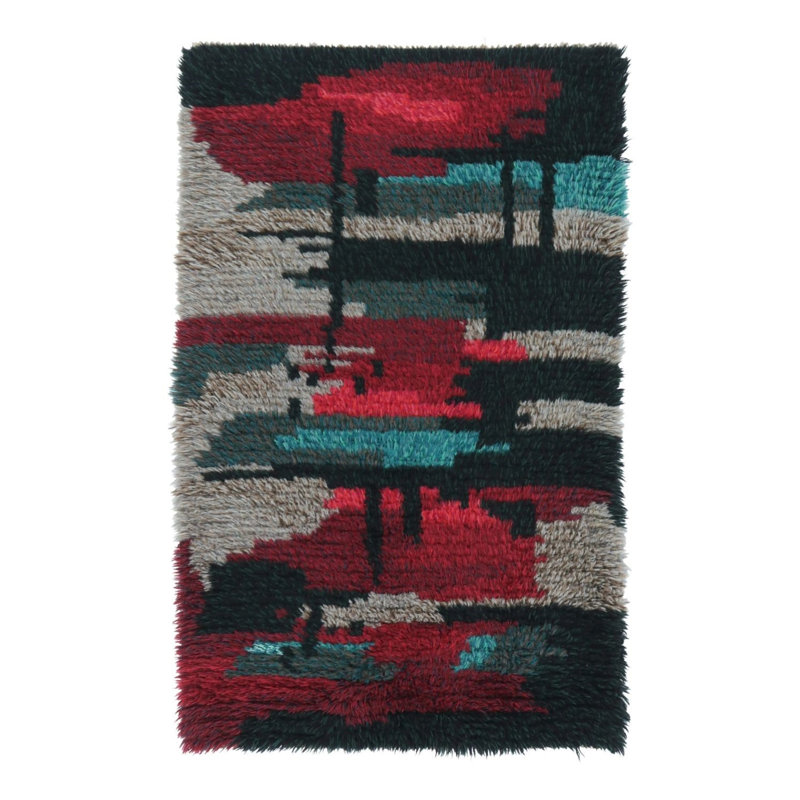 Scandinavian One-of-a-Kind 2'10x4'7 Hand Knotted Area Rug