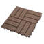 Paquet de 68 tuiles de terrasse emboîtables en plastique de 11,42 po x 11,42 po, revêtement de sol extérieur imperméable et durable, parfait pour la terrasse intérieure / extérieure du balcon Balcon, tuiles de terrasse les mieux cotées