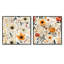 Cecilia - Ensemble de 2 collages carrés botaniques abstraits-101848722-101848723