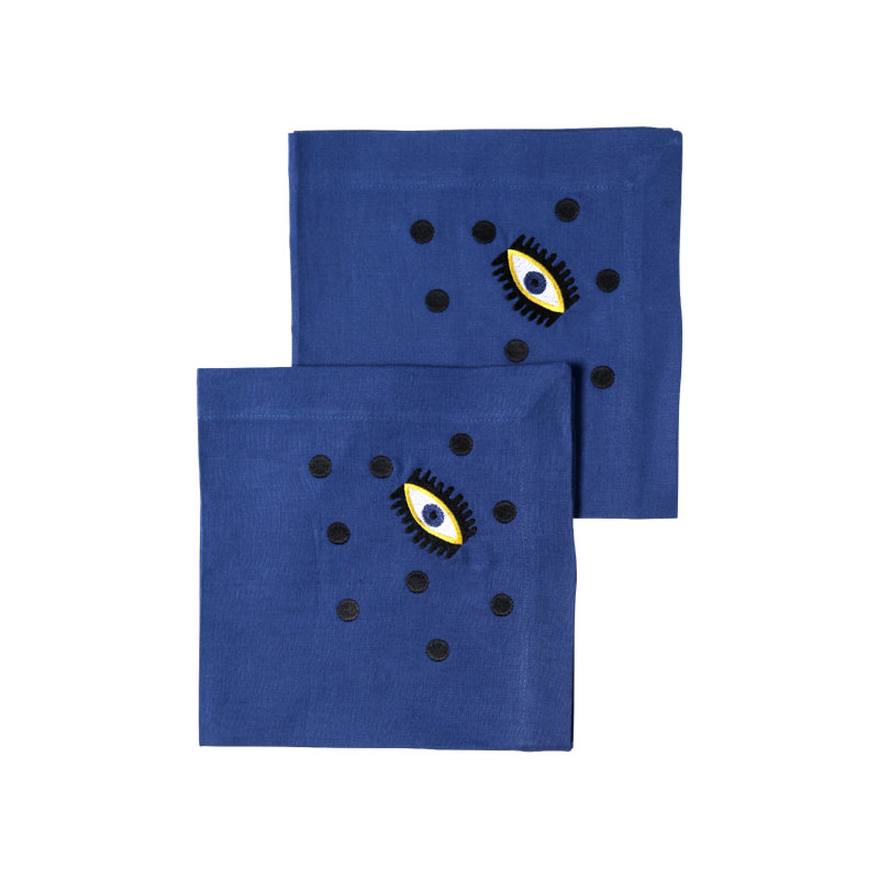 Mayodan Linen Embroidered Square