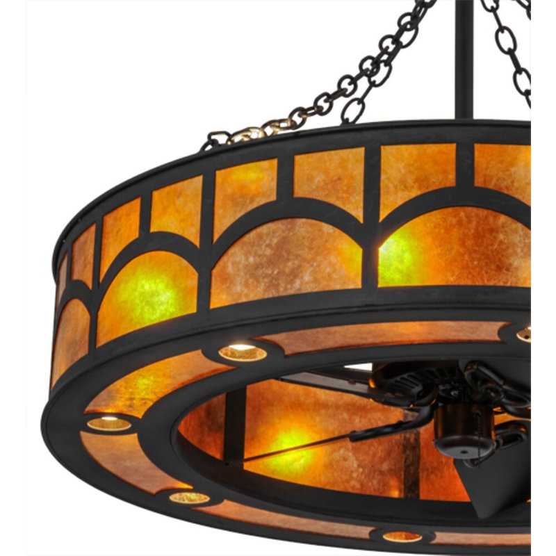 Mission Downrod Ceiling Fan