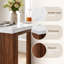 Table de bar de 140 cm de hauteur, console moderne de 92,5 cm de hauteur, structure en bois stable, imperméable et résistante aux égratignures, idéale pour la salle à manger, le bar à domicile ou le bureau.-1441013981