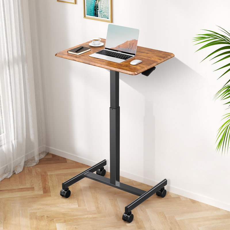 Verlynn Adjustable Height Standing Desk, Rust