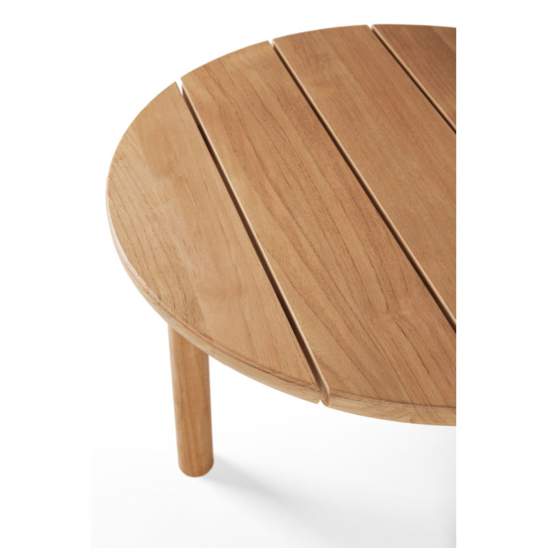 Quatro Outdoor Round Teak, 37.4" Diameter 
