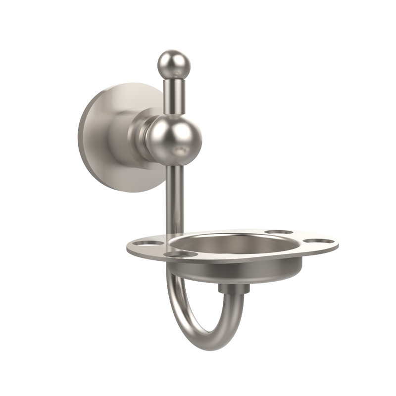 Porte-brosse à dents et gobelet Lera, Nickel satiné