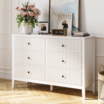 Cydny 6 Drawer 47.2cm W Double Dresser