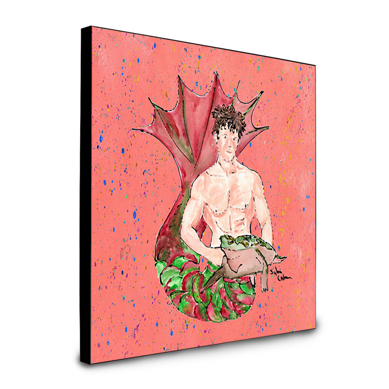 Panneau mural merman art Sinason