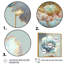 «Chic Blue Blooming Flower IV - Floral», reproduction sur toile encadrée-1429536387-1429536447