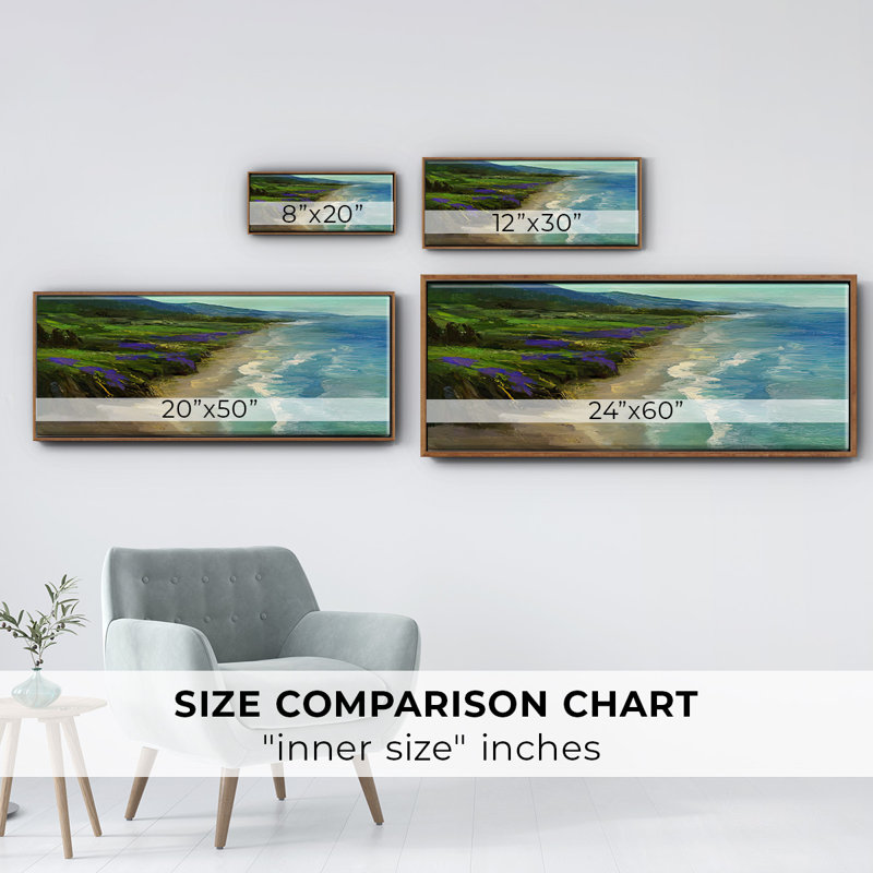 Montara Beach- Framed Canvas