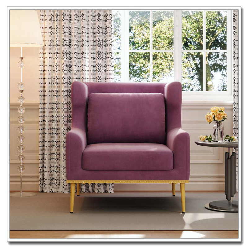 Chaise de lecture Modern, Mauve