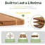 Bamboo Chopping Board Set 3pcs, Cutting Boards