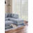3-Piece Reversible Sectional W Ottoman Functional Storage Sofa W Shelf Reversible Chaise Storage Ottoman Living Room Furniture-881163985