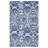 Ikat Hand Tufted Wool/Cotton Ikat Rug in Ivory/Blue-644543289