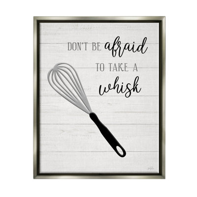 «Don't Be Afayez Take A Whisk», estampe numérique encadrée par Natalie Carpentieri