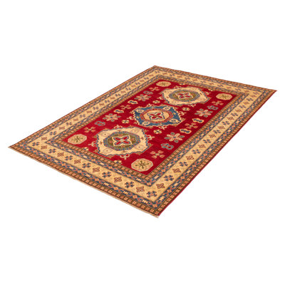 Tapis unique en laine noué à la main 6 pi 6 po x 9 pi 5 po nouvel âge Guillema