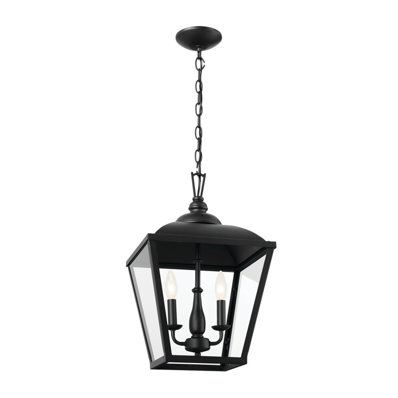 Dame 3 - Light Lantern Pendant, Textured Black