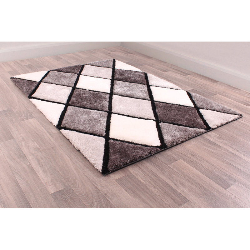 Okan   Geometric Hand Woven Area Rug, Rectangle 80 x 150cm