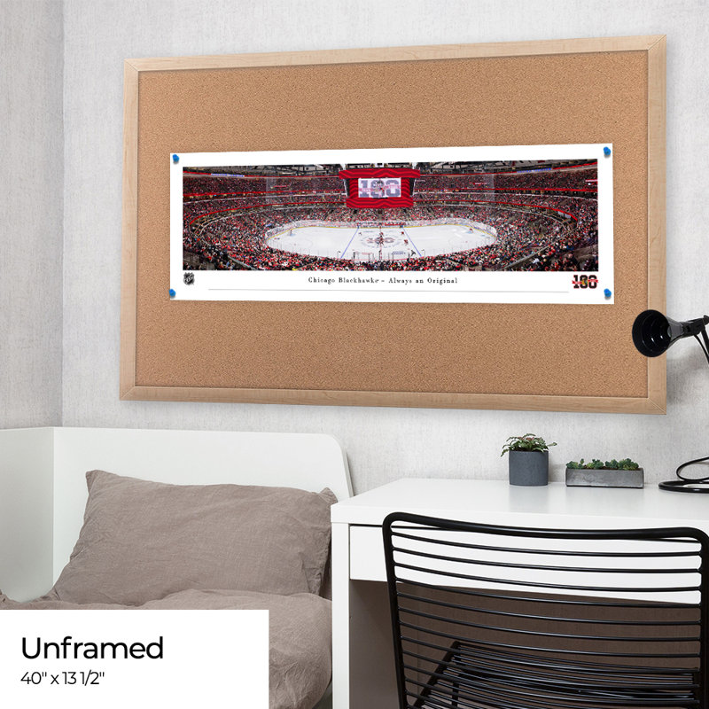 Chicago Blackhawks Centennial Season, Face-Off - Unframed