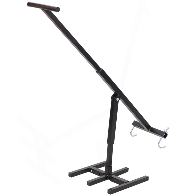 Bac compacteur, poubelle pour cuisine, jardin, restaurant, bureau; Compacteur de poubelles sans contact, outil à main portable pour le recyclage des déchets, broyeur à déchets manuel avec hauteur réglable maximale pour bac de 170 gallons.