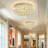 Modern Dimmable Crystal Chandelier-437872323