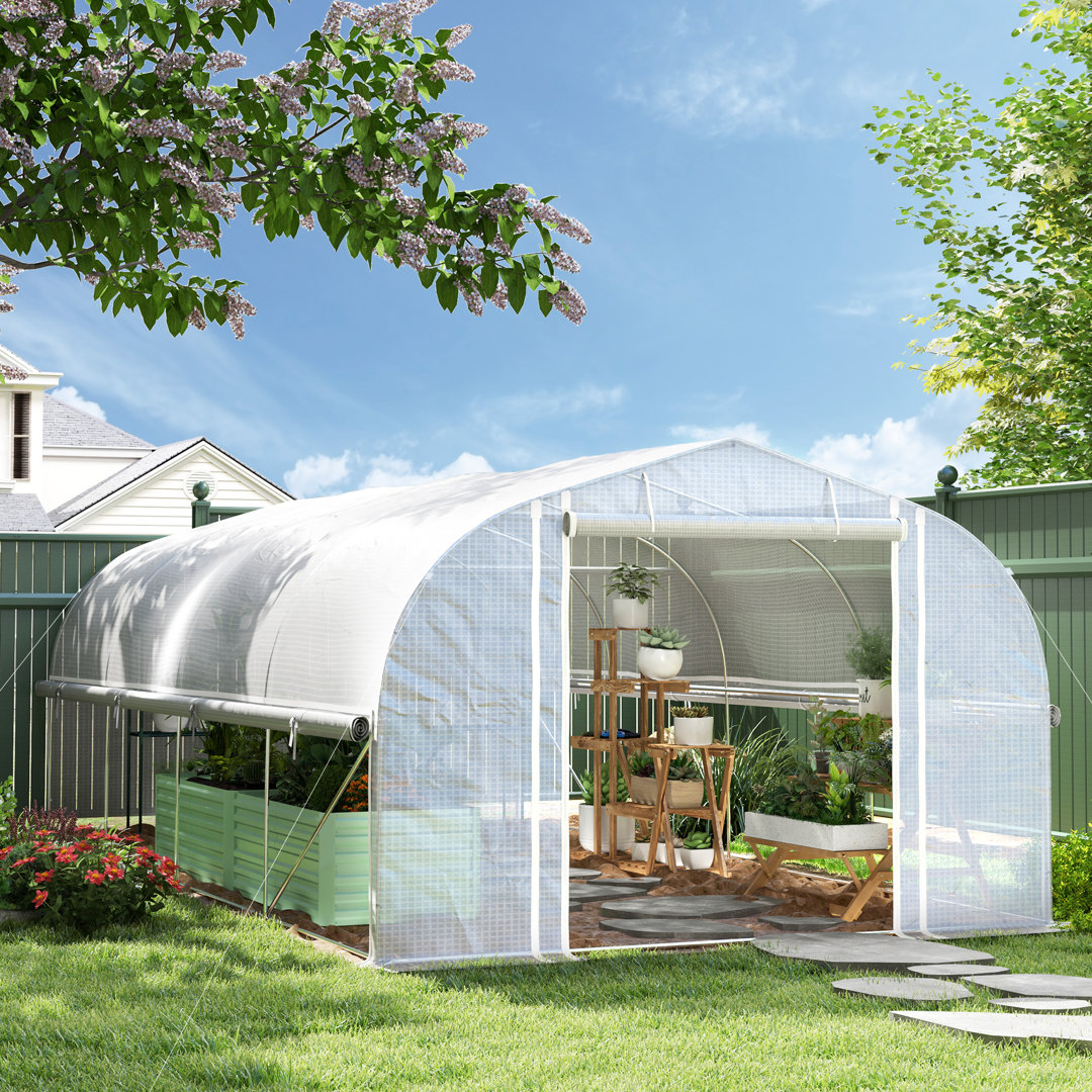 10 Ft W x 19.5 Ft D Greenhouse