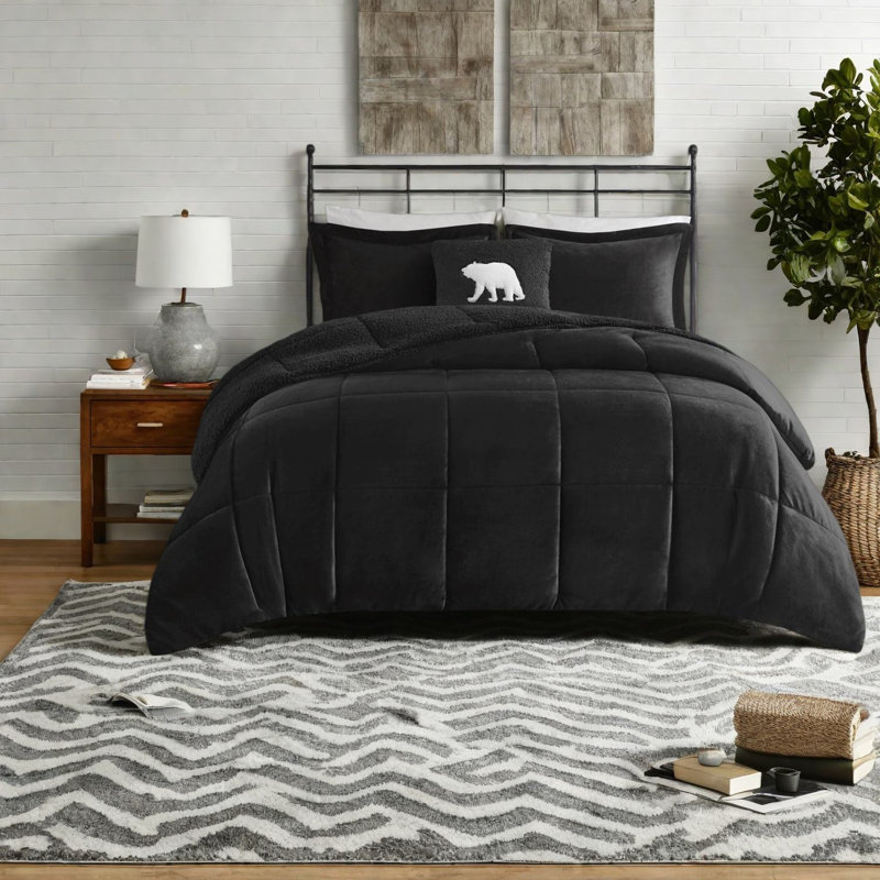 Hypoallergenic King Bedding Sets With Plush Polyester, Cozy Modern Home