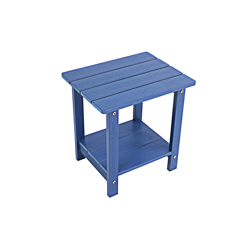 Table d'appoint d'extérieur, Bleu très foncé