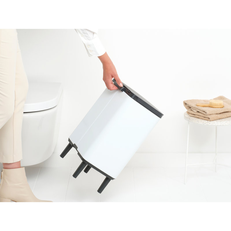 Brabantia 12 Litre Bo Waste Bin Hi, White