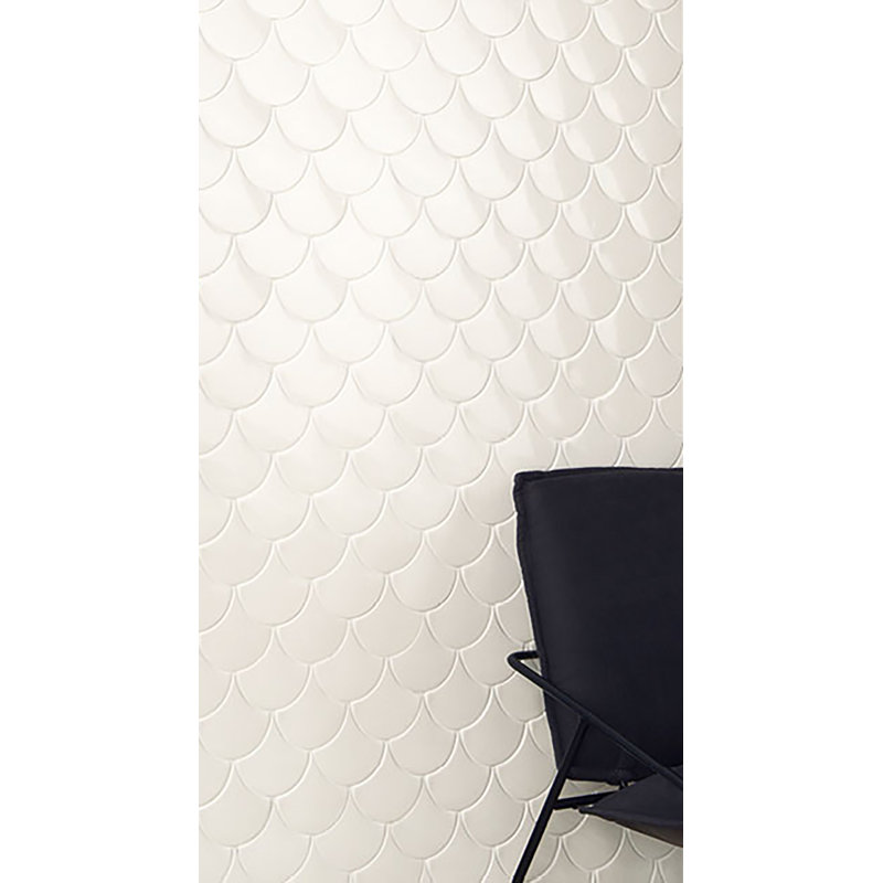 5" x 5" Ceramic Wall Tile, Sea Pearl