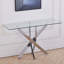 Scheinuk 120cm Glass Top Console Table