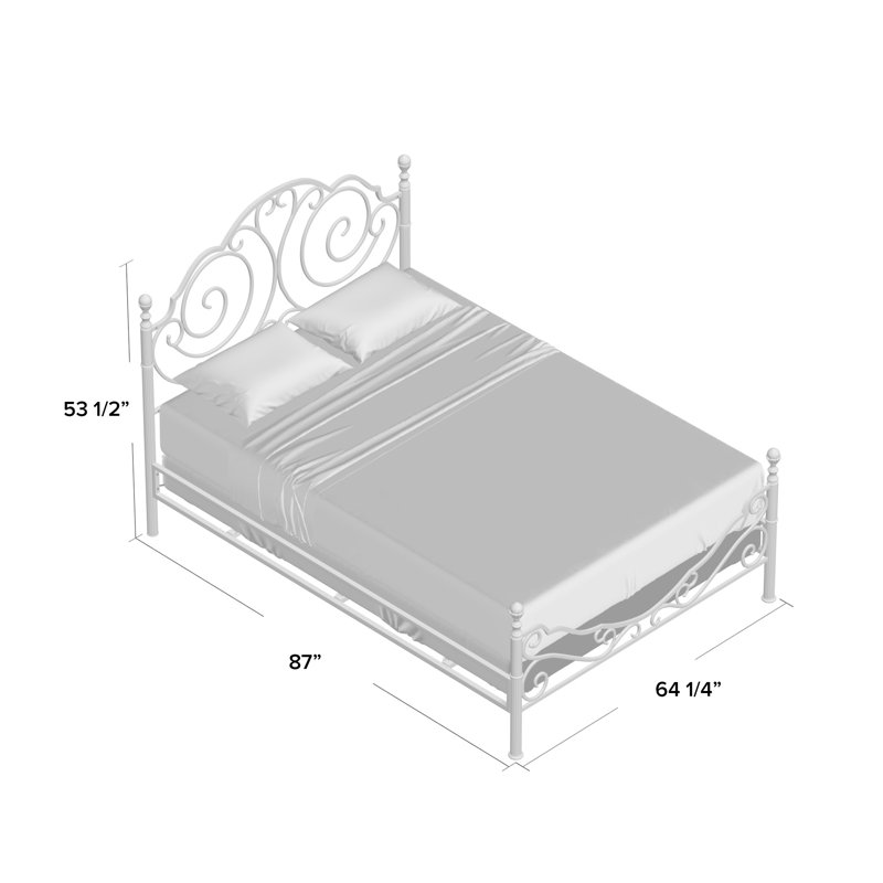 Mariners Metal Open-Frame Bed, Queen
