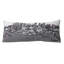 Coussin noir Black Detroit Nighttime Skyline-74881825