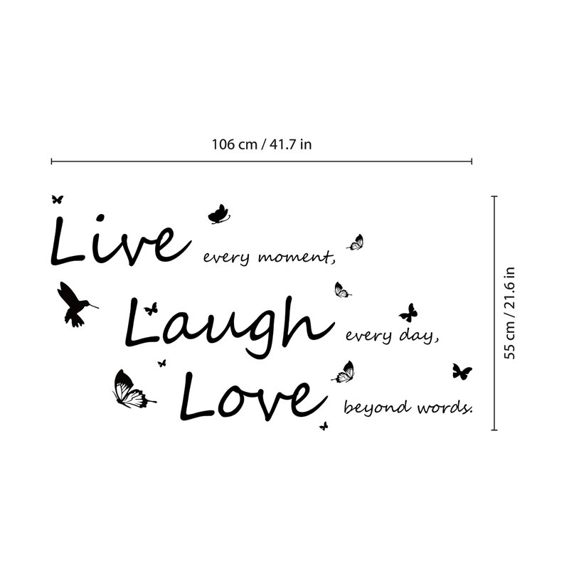 Non-Wall Damaging Wall Decal