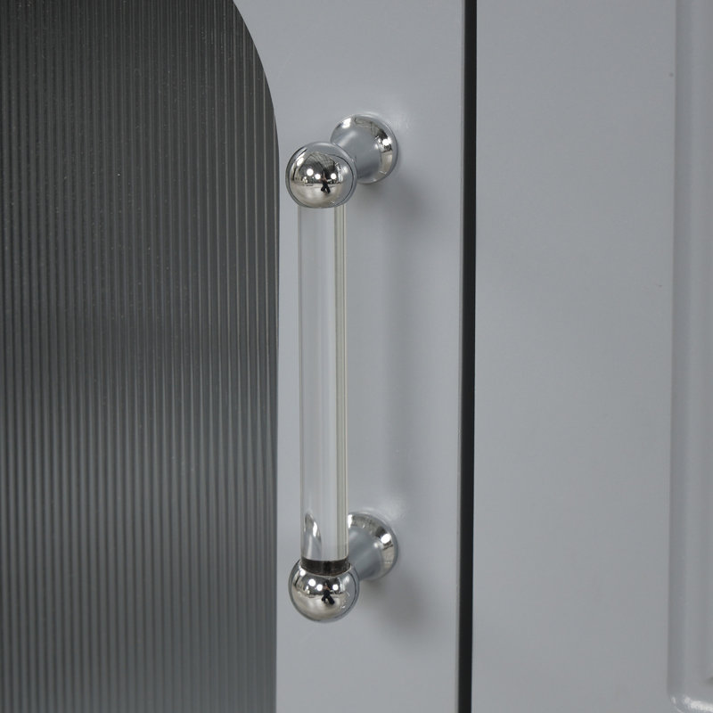Meuble-lavabo 24 po avec lavabo, meuble-lavabo avec deux tiroirs et porte, tablette réglable, bois massif et panneau de fibres à densité moyenne, meuble-lavabo
