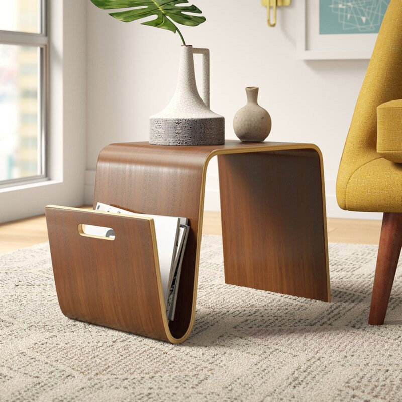 End Table In Walnut