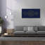  «Celestial Gold G» par Jean Plout, art mural sur toile, 60 po x 30 po