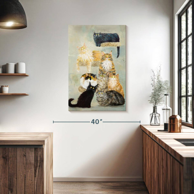 Brampt The Haynes Cats, 39" H x 26" W