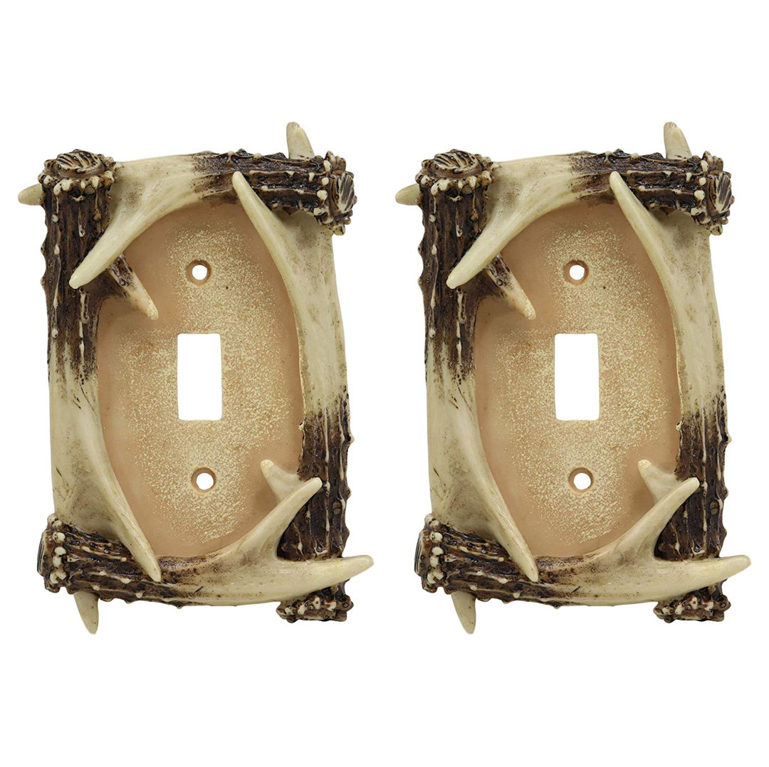 Jashira No Subject 1 - Gang Toggle Light Switch Standard Wall Plate (Set of 2) Loon Peak®